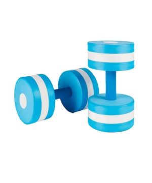 Material: EVA Foam, Plastic. Comfortable Grip. Develops Endurance. Suitable for: Aquatic Resistance Training, Strength Training, Upper Body. Design: Striped, Two Tone.
