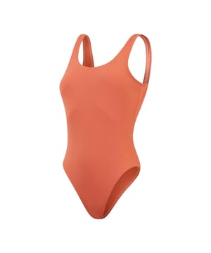 Recyceltes Nylon. Gewebe: gerippt, Stretch, Strukturiert, Waffelstoff, Garn. Design: Unifarben. Zum Überziehen. Rundhalsausschnitt. Rücken: Rückenausschnitt. Elastisches Unterbrustband, Elastischer Bund, Vorne gefüttert, Hoch geschnittenes Bein, Gepolstert. Nachhaltigkeit: Umweltfreundlich.