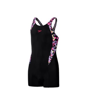 80% Recycled Nylon, 20% Elastane. Fabric: Eco EnduraFlex, Yarn. Design: Butterflies, Digital Print, Logo. Fastening: Pull-On. Neckline: Round Neck. Back Style: Splashback. Fabric Technology: Chlorine Resistant, Creora Highclo. Lined Gusset, Panelled, Shape Retention. Sustainability: Made from Recycled Materials.
