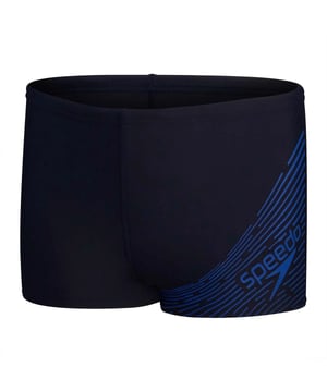 Außenmaterial (%): 80% Polyamid, 20% Elastan. Futtermaterial (%): 100% Polyester. Design: Kontrast Detail, Logo. Zum Überziehen. Gewebetechnik: Chlorbeständig, Creora Highclo-Material, Enduraflex. Nylonfaden, Behält die Form. Taille: mit Kordelzug. Material: Aus recyceltem Material.