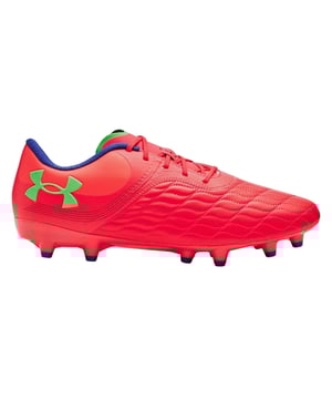 Obermaterial: Synthetischer Stoff. Marke: Under Armour. Laufsohle: Mit Stollen, Synthetischer Stoff. Absatz: Flacher Absatz. Niedrig geschnitten. Design: Kontrast Detail, Logo. Zehenstil: Mandelförmig. Geeignet für: Fester Boden. Zum Schnüren.