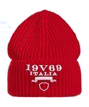 Diese stylische Strickmütze ist der perfekte Begleiter für kalte Tage. Sie besteht aus weichem, warmem Material und bietet optimalen Tragekomfort. Das modische Design mit dem gestickten „19V69“-Logo verleiht jedem Outfit eine trendige Note. Erhältlich in verschiedenen Farben, passend zu jedem Stil.