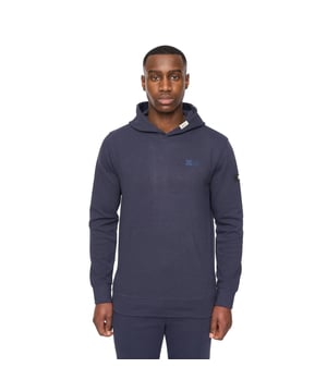 60% Katoen, 35% Polyester, 5% Elastaan. Stof: Zachte aanraking. Ontwerp: Logo, Effen. Zoom: Boord. Halslijn: Met capuchon. Mouwtype: Lange mouwen. Manchetten: Boord. Pasvorm: Regular. Zak: 1 Kangoeroezak. Sluiting: Over het hoofd aan te trekken. M: 40 in. L: 42 in. XL: 44 in.