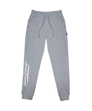 Plein Sport Grey Sweatpants, 86% Cotton, 14% Polyester, Elasticated Waist and Leg Endings, Large Plein Branding On Sides, Drawstring Ties, Grey Bottoms, Gym Wear
