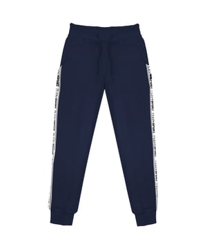 Plein Sport Blue Sweatpants, 86% Cotton, 14% Polyester, Elasticated Waist and Leg Endings, Small Plein Branding On Sides, Drawstring Ties, Blue Bottoms, Gym Wear