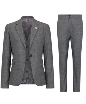 Step into sophistication with this elegant Women's 3-Piece Suit, featuring a classic Prince of Wales check design. Crafted from a premium blend of polyester and viscose, this tailored-fit ensemble includes a blazer, waistcoat, and trousers—perfect for business, formal events, or smart everyday wear. The suit offers a flattering silhouette, exceptional comfort, and lasting durability thanks to its high-quality fabric and expert craftsmanship. Each piece can be worn together for a polished look or styled separately for versatile wardrobe options.
Refined Prince of Wales Check: Timeless pattern ideal for professional and formal occasions
Tailored Fit: Sharp, flattering silhouette that enhances the natural shape
3-Piece Set: Includes blazer, waistcoat, and trousers for complete styling flexibility
Quality Fabric: Made from 65% polyester and 35% viscose for comfort and durability
Expert Craftsmanship: Well-constructed with attention to detail for lasting wear