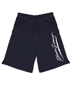 Pantalones cortos azules Plein Sport, 86 % algodón, 14 % poliéster, cintura elástica, marca Plein grande en los costados, cordones, pantalones cortos azul marino, ropa de gimnasio