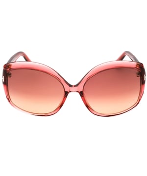 Experience the ultimate blend of style and functionality with these stunning Tom Ford sunglasses, featuring a shiny pink frame and gradient bordeaux lenses. At 60X17X135, these sunglasses are a must-have for any fashion-forward individual looking to make a statement. Elevate your wardrobe and elevate your style with these luxurious sunglasses from Tom Ford