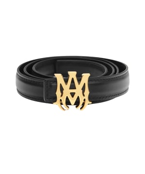 Indulge in the opulence of real leather with the Amiri MA Gold Belt. Enhance any ensemble with this deluxe and fashionable addition. 100% Leather