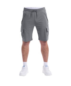 Whether you're heading out for summer excursions or just wearing them around the house, these men's cargo shorts with the elastic waistband will really keep you looking cool, comfy, and stylish. Designed with function in mind, these shorts feature ample pockets to make sure your belongings are safe and ready for use, such as side flap cargo pockets. The elasticised belt has drawstring adjustability to ensure a snug, personalised fit for all-day comfort. Ideal for the outdoors, travelling, possibly working out, or just relaxing, this is made from lightweight, breathable fabric that has great mobility.