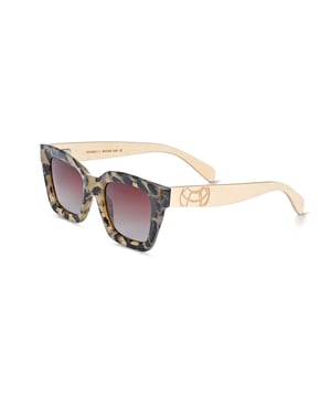 Frame: Tortoise Polycarbonate ;  Arm: Maple Wood; Earpiece: Maple Wood; Lens: Brown Multi-Layer Triacetate Cellulose (TAC); Mirrored Lens: No; Gradient Lens: YES; Polarization: Optical Quality; UV Protection: 100% UVA/UVB; Hinge: Spring Loaded Stainless Steel; Adjustable Nosepads: Yes; Lens Width: 50mm; Temple Length: 145mm; Bridge Width: 24mm.