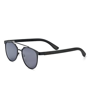 Frame: Black Metal ;  Arm: Black Wood; Earpiece: Black Wood; Lens: Black Multi-Layer Triacetate Cellulose (TAC); Mirrored Lens: No; Gradient Lens: No; Polarization: Optical Quality; UV Protection: 100% UVA/UVB; Hinge: Spring Loaded Stainless Steel; Adjustable Nosepads: Yes; Lens Width: 52mm; Temple Length: 154mm; Bridge Width: 20mm.