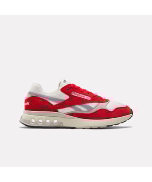 Suede upper.Lace up fastening.Colour-block panelled design.Branded heel counter.Appliqué logo.