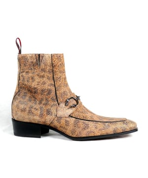 Jeffery-West Italian MAINLINE Anderson 'FILMSTAR' Leopard zip Boot