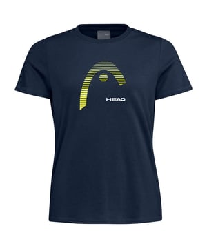 Train and compete in confidence with the Head Club Lara Women’s Tennis T-Shirt—a stylish and functional tee designed for comfort, breathability, and athletic performance. Ideal for match play or everyday training, it offers a flattering fit and freedom of movement.
Key Features:
Moisture-Wicking Fabric: 

Keeps sweat under control for a dry, comfortable feel throughout your game.

Lightweight &amp; Breathable Material: 

Promotes airflow to keep you cool even during intense rallies.

Feminine Fit: 

Gently shaped for a flattering silhouette without restricting motion.

Crew Neckline: 

Offers a classic, comfortable fit for active wear.

Short Sleeves with Mesh Inserts: 

Improves ventilation and enhances mobility.

Durable Construction: 

Made to withstand repeated wear and washing.

Minimalist Head Branding: 

Clean design with subtle logo detail for a modern, sporty finish.

Whether you're serving aces or practicing drills, the Head Club Lara T-Shirt helps you stay comfortable, focused, and stylish on the court.