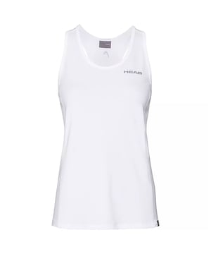 Play your best in the Head Club Women’s Tennis Vest—a sleek, high-performance top designed for comfort, breathability, and unrestricted movement. Ideal for both practice sessions and match days, this vest combines athletic style with functional design.
Key Features:
Moisture-Wicking Fabric: 

Helps keep you cool and dry by efficiently managing sweat.

Breathable Mesh Inserts: 

Enhance ventilation in high-heat areas for added comfort.

Classic Sleeveless Cut: 

Offers full range of motion for powerful serves and agile movement.

Slim Athletic Fit: 

Tailored to flatter without restricting, ideal for performance and style.

Soft Stretch Material: 

Ensures comfort and freedom of movement during intense play.

Subtle Head Branding: 

Clean design with minimal logo detailing for a refined, sporty look.

Whether you're training or competing, the Head Club Tennis Vest supports your game with a professional feel and everyday versatility.