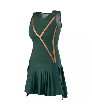 Serve up style and performance with the Head Performance CT Women’s Tennis Dress—a sleek, modern piece crafted for serious players who want to look and feel their best on the court. Designed with athletic performance in mind, it combines premium comfort, breathability, and standout style.
Key Features:
Moisture-Wicking Technology: 

Keeps you dry and focused by drawing sweat away from the skin.

Lightweight Performance Fabric: 

Offers stretch and breathability for full mobility during intense play.

Built-In Inner Shorts: 

Provide coverage and support for confident movement on the court.

Flattering Athletic Cut: 

Contoured fit enhances freedom of movement while offering a sleek, feminine silhouette.

Mesh Inserts: 

Strategically placed for optimal ventilation and cooling.

Stylish Design: 

Contemporary lines and subtle Head branding deliver a professional, polished look.

Comfortable Racerback Style: 

Allows for an unrestricted range of motion during serves and volleys.

From competitive matches to practice sessions, the Head Performance CT Tennis Dress blends function with fashion to elevate your game.