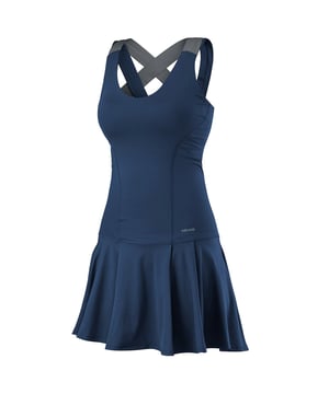 Play with power and poise in the Head Vision Women’s Tennis Dress—a performance-oriented piece designed for female athletes who demand comfort, freedom, and standout style. With dynamic design elements and technical fabrics, it’s built to keep you cool and confident on the court.
Key Features:
Moisture-Wicking Technology: 

Keeps sweat under control so you stay dry and focused during play.

Breathable Fabric with Mesh Panels: 

Enhances airflow in key zones for maximum ventilation.

Athletic Fit with Flattering Silhouette: 

Designed to move with your body while offering a feminine shape.

Built-In Inner Shorts: 

Provides comfort, coverage, and added support for confident movement.

Stretch Fabric: 

Allows unrestricted mobility for serving, sprinting, and swinging.

Modern Design Accents: 

Features bold color blocking or prints (depending on variant) for a striking court look.

Head Branding: 

Subtle logo detailing delivers a professional finishing touch.

From match day to training sessions, the Head Vision Tennis Dress helps you perform and look your best—set after set.
