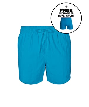 Los bañadores de Muchachomalo se ajustan perfectamente y están hechos con materiales de alta calidad para un confort y durabilidad óptimos. Con una cintura elástica y cordones ajustables para un ajuste perfecto.    **Especificaciones**   • 1 bañador + 1 bóxer   • Ajuste normal   • 100% poliamida    **Cuidado**   • Lavar a 30 grados   • No usar secadora   • Planchar a temperatura media (2 puntos)    **¿Por qué Muchachomalo?**   Muchachomalo solo trabaja con fábricas certificadas por BSCI y OEKO-TEX. Estas fábricas tienen como objetivo mejorar continuamente las condiciones laborales. Defienden el derecho a la formación de sindicatos, garantizan condiciones de trabajo seguras y están en contra del trabajo forzado y el trabajo infantil. Además, permiten a los consumidores y empresas tomar decisiones responsables para proteger nuestro planeta para las futuras generaciones.