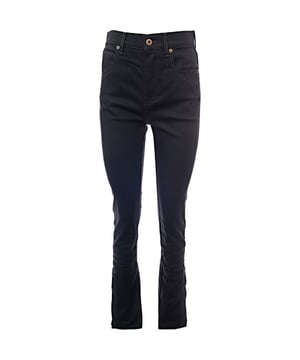 98% Cotton, 2% Elastane Mens Loewe  Zipped Slim Jeans In Black
