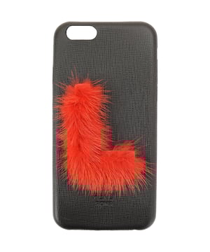 Fendi Womens L Mink Letter IPhone 6 Case