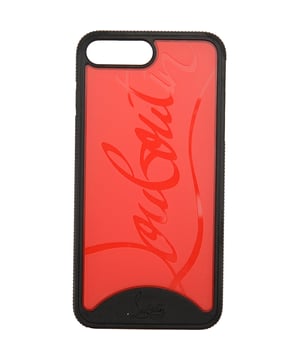 Christian Louboutin Womens Sneakers Red Sole Blk Outline 7+/8+ IPhone Case