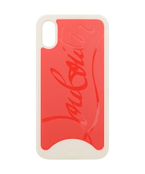 Christian Louboutin Womens Sneakers Red Sole White Outline X IPhone Case
