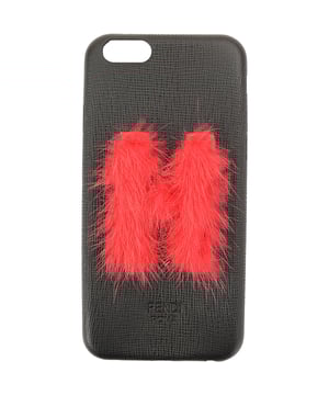 Fendi Womens H Mink Letter IPhone 6 Case