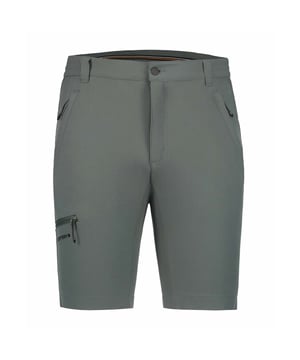 Icepeak shorts voor heren. Normale pasvorm. Achterzak met rits. Twee voorzakken met rits. Dijbeenzak met rits. Elastische tailleband. Normale taille. Riemlussen. Het product is waterafstotend gemaakt zonder PFC's. Dit A.W.S. EXTREME product voldoet aan de behoeften van actieve buitenmensen, zelfs in extreme omstandigheden. Structurele details en beschermende materialen maken het product functioneel in elke situatie, ongeacht het weer. De stof laat vocht snel verdampen, zodat je altijd droog en comfortabel blijft. Het 4-weg stretchmateriaal rekt mee in alle richtingen voor maximale bewegingsvrijheid. Het oppervlak van de stof is behandeld met een waterafstotende finish.