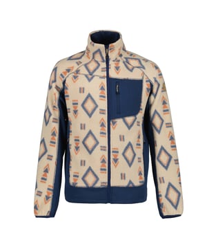 Icepeak Jas Voor Mannen. Elastische manchetten. Twee voorzakken met rits. Borstzak met rits. Het thermische materiaal is warm en lichtgewicht en droogt snel.
