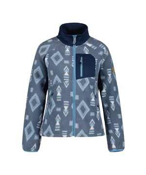 Icepeak Jacket Voor Vrouwen. Elastische manchetten. Twee voorzakken met rits. Borstzak met rits. Het thermische materiaal is warm en lichtgewicht en droogt snel.