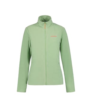 Icepeak jack voor dames. Opstaande kraag. Twee voorzakken met rits. Het thermische materiaal is warm en licht en droogt snel.