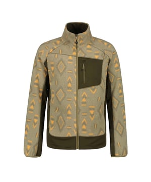 Icepeak Jas Voor Mannen. Elastische manchetten. Twee voorzakken met rits. Borstzak met rits. Het thermische materiaal is warm en lichtgewicht en droogt snel.