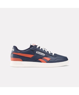 All the Reebok court design you love. These shoes mash up the icons Club C 85 and Club C Revenge to make the new Court Advance. The tennis-inspired low-top silhouette features a sleek panelled upper with a contrast heel clip and classic windowbox. Foam cushioning and DMX bubbles at the sole provide all-day comfort.Synthetic upper.Lace-up front fastening.Padded ankle collar and tongue.Perforated toe box.Reinforced toe cap.Logo at heel and windowbox.Logo tab at tongue.EVA foam midsole with debossed stripes.DMX Microbubbles in midsole.Rubber outsole.