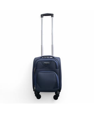 Upgrade uw reisuitrusting met deze stijlvolle en praktische koffer voor onder de stoel. Gebouwd voor duurzaamheid, extra ruimte en soepele mobiliteit, is het de perfecte metgezel voor elke reis. Kenmerken: • Premium Soft Shell Protection - Gemaakt van Premium Nylon, slagvast materiaal om uw bezittingen te beschermen tegen stoten en vallen. • Geïntegreerd combinatieslot - Elke koffer heeft een ingebouwd slot om uw spullen veilig te houden en tegelijkertijd te voldoen aan de reisbeveiligingsnormen. • 4-Wiel Spinner Systeem - Glijd met gemak door luchthavens dankzij de 360° draaiende wielen die zorgen voor soepele, stabiele beweging. • Lichtgewicht constructie - Ontworpen om sterk maar licht te zijn, waardoor tillen en dragen moeiteloos is zonder in te leveren op duurzaamheid. Afmetingen en specificaties: Onder de stoel: 36 x 31 x 21 cm (uitbreidbaar tot 26 cm) | 2,05 kg | 33L Stijlvol, veilig en gebouwd om elk avontuur aan te kunnen - reis lichter en slimmer met deze alles-in-één bagageoplossing.