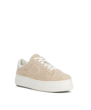 Crafted from premium soft suede/tumbled leather this extra lightweight elevated flatform has been designed in-house with signature branding detailing. Experience all-day wearability with full-length cushioning that adapts to your every move. Soft, breathable linings keep your feet cool and fresh, while lightweight, flexible soles and our specially designed insoles with increased padding make you feel like you are walking on air.