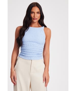 - Mesh finish - Textured design - Twist straps - Model height: 5'6" - Model wears uk 8 / us 4 / eur 36 - Always check the wash care label - Cool hand wash with mild detergent