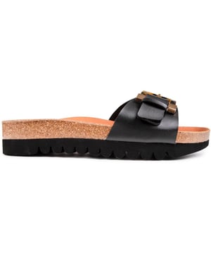 Abraza la moda con conciencia con nuestras sandalias de mujer Vegan Cherry. Nuestras zapatillas sin cordones con estilo clásico están aprobadas por PETA y cuentan con detalles dorados y una plantilla cómoda. Esta es la moda ética en su máxima expresión.