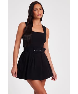 - Square neckline - Pleated - Skort style - Keyhole back - Model height: 5'6" - Model wears uk 8 / us 4 / eur 36 - Always check the wash care label - Cool hand wash with mild detergent