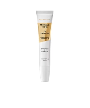 Hidrata, trata y da brillo con Max Factor Miracle Pure Lip Enhancer, un bálsamo labial hidratante con un acabado brillante. Clínicamente comprobado para proporcionar hasta un 85% más de hidratación en los labios*. Formulado con aceite de jojoba y tripeptidos para un tratamiento que mejora la apariencia de los labios, dejando los labios al natural rejuvenecidos después de solo 2 semanas**. Disfruta del aplicador curvado de silicona para un deslizamiento perfecto y una sensación acolchonada. Elige entre siete tonos luminosos, incluyendo un tono transparente universal que también se puede usar como una mascarilla nutritiva para los labios durante la noche.*Estudio clínico, 34 participantes**Estudio de consumidores, 115 participantes