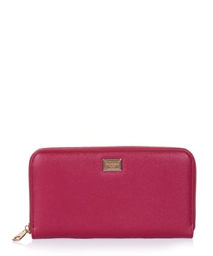 100% Kalbsleder; Dolce & Gabbana Portemonnaie;  Modell: BI0473 A1001 37;  Hochwertig verarbeitet;  100% Kalbsleder;  Reißverschluss;  Drei Innenfächer;  Ein Münzfach mit Reißverschluss;  12 Kartenfächer;  Maße (cm): 19,5 x 11 x 2,5;  Dolce & Gabbana Logodetails