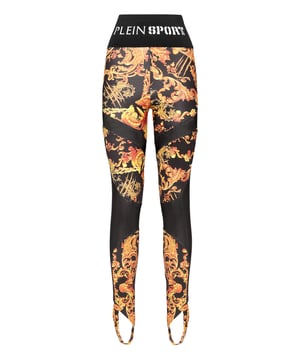 Leggings diseñados para todas tus sesiones de entrenamiento, desde las más ligeras a las más duras, o incluso para hacer footing sin más. Supera siempre tus límites.   Máxima comodidad y lycra de alto brillo de secado rápido.   El estampado barroco añade una pizca de alegría a la temporada   Inserciones de tul elástico para mejorar la transpirabilidad   Cierre de cremallera en el lado izquierdo para un ajuste más ceñido   Jacquard de la marca tejido en la cintura elástica   Cintura de talle alto para un ajuste seguro y mayor firmeza