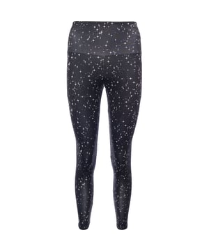 These bodycon fit leggings come in an all-over star print, high rise with an elasticated waist.