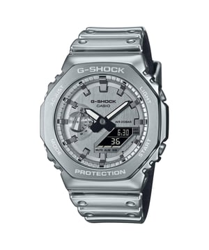 This Casio G-shock G-steel Analogue-Digital Watch for Men is the perfect timepiece to wear or to gift. It's Silver 44 mm Round case combined with the comfortable Silver Plastic watch band will ensure you enjoy this stunning timepiece without any compromise. Operated by a high quality Quartz movement and water resistant to 20 bars, your watch will keep ticking.