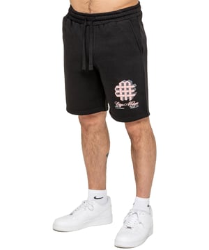 Stay comfortable and stylish with the Enzo Milano Men's Printed Shorts. Featuring a regular fit with soft fleece lining, these shorts are perfect for casual days or relaxed weekends. The elasticated waistband with an adjustable drawstring offers a secure, personalized fit, while two convenient slash pockets provide space for essentials. A bold puff print graphic on the leg adds a standout touch to this everyday staple.(43)