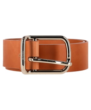 VINTAGE, RRP AS NEW
 The Chloé Joe Buckled Belt in Brown Leather is a timeless accessory crafted from smooth, premium calfskin for a polished finish. Featuring a minimalist silhouette and an elegant gold-tone buckle, it effortlessly blends understated sophistication with everyday versatility. Its warm brown tone makes it an ideal complement to both neutral and colorful palettes. **Style tip:** cinch it over a flowy midi dress or a tailored blazer to instantly define your waist and add a touch of refined structure to your outfit.

Chloé Joe Buckled Belt in Brown Leather

Condition: Excellent
Signs of wear:  No sign of wear.
Packaging: None
Color: Brown | ochre
Material: Leather | Calfskin leather
Size: One Size | One Size
Measurements: Width: 45; Length: 1080
SKU: NAPPUGBAC468290W