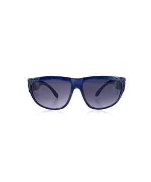 VINTAGE, RRP AS NEW
A stunning relic from Yves Saint Laurent's sun-soaked 1980s archives, the Marrakech model 8857-1 Y 189 sunglasses are as evocative as their name suggests. Crafted in a rich blue acetate frame with a dreamy marble effect, they echo the winding alleys and tiled courtyards of the Moroccan city that inspired so much of YSL's work. The gradient blue-to-yellow lenses offer 100% UV protection, casting a golden hue on everything you see-like a perpetual golden hour. At the temples, a gleaming gold metal YSL logo adds a touch of luxe to this already statement-making design. A rare and poetic piece of fashion history, ready to be worn boldly once again.  Condition Rating: A - EXCELLENTCondition Details: Gently Used. Lenses and frame in excellent condition. Please check the images carefully. Some show arrows indicating any evident defect. Please ask if you need to know more details or if you have any doubts. Glasses maximum Width: 140mm Glasses Temple 140mm Glasses maximum lens width: 58mm Glasses maximum lens 44mm Glasses bridge width: 12mm Measurments:  width: 140 mm height: 44 mm