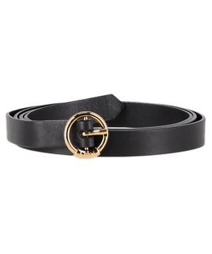 VINTAGE, RRP AS NEW
Crafted from smooth black leather, this Chloé belt is a study in refined simplicity. The statement round buckle adds a sculptural focal point while keeping the silhouette classic and versatile. Whether cinching the waist of a floaty dress or grounding tailored separates, it’s the perfect blend of utility and polish — subtle, stylish, and unmistakably Chloé.


Chloé Round Buckle Belt in Black Leather
Condition: Excellent
Signs of wear:  No sign of wear.
Packaging: None
Color: black
Material: Leather | leather
Size: One Size | One Size
Measurements: Width: 15; Length: 1050
SKU: NAPPUGBAC472268W