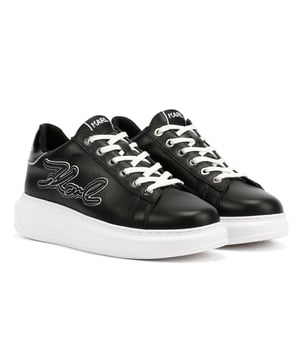 Premium Sneaker mit glattem, geschmeidigem Leder-Obermaterial und geprägtem Karl Signature Logo an der Seite. Die leichte EVA-Sohle bietet erhöhten Komfort und Flexibilität.
