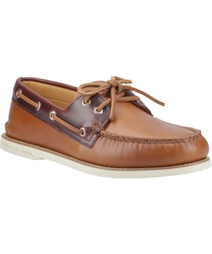 The Gold Cup Authentic Original 2-Eye Boat Shoe represents the pinnacle of a tradition stretching back nine decades. Crafted from premium nubuck with lambskin lining, these boat shoes feature our signature 360° Lacing System